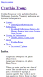 Mobile Screenshot of cynthiatroup.com